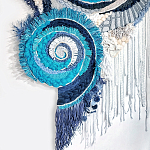 Текстильный Арт-объект ручной работы Galaxy варинант исполнения - 1 | Loft Concept в Твери