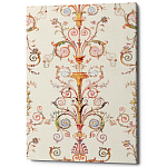 Постер на холсте с изображением ангела и растительных орнаментов Raffael Angel Poster варинант исполнения - 2 | Loft Concept в Твери