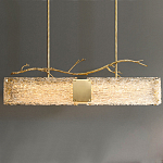 Люстра прямоугольная из фактурного стекла Chandelier Beam варинант исполнения - 5 | Loft Concept в Твери