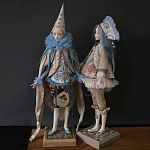 Авторская коллекционная интерьерная кукла Пьеро				 варинант исполнения - 2 | Loft Concept в Твери