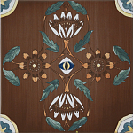 Плитка с узором Васильки 2 варинант исполнения - 1 | Loft Concept в Твери