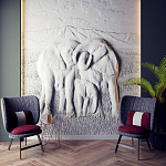 Барельеф ELEPHANTS варинант исполнения - 2 | Loft Concept в Твери