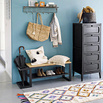 Комод узкий с 5-ю ящиками серый Silva Grey Chest of Drawers варинант исполнения - 6 | Loft Concept в Твери