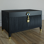 Большой дизайнерский Сундук Elsa Dreams Black варинант исполнения - 4 | Loft Concept в Твери