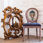 Зеркало настенное с рамой цвета античная бронза Classic Ornament Mirror варинант исполнения - 3 | Loft Concept в Твери