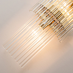 Бра с золотистым основанием и прозрачными трубками Nembus варинант исполнения - 4 | Loft Concept в Твери