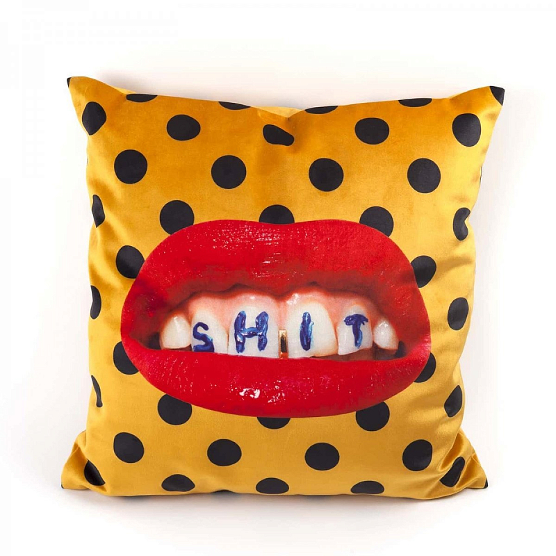 Подушка Seletti Cushion Shit Toiletpaper Желтый Подушка Seletti Cushion Shit Toiletpaper Желтый в Твери | Loft Concept