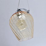 Подвесной светильник со стеклянном плафоном в форме бокала Kaleido варинант исполнения - 4 | Loft Concept в Твери