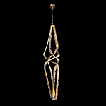 Подвесной светильник с декоративными элементами в виде кристаллов Smooth Shine варинант исполнения - 1 | Loft Concept в Твери