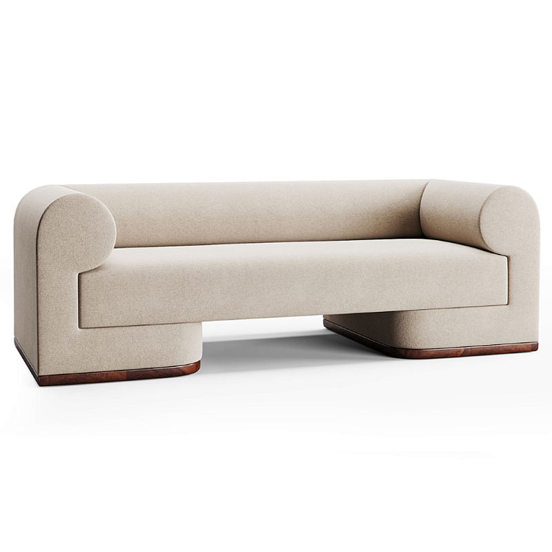 Премиальный диван Liverpool Молочный Коричневый в Твери | Loft Concept 