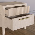 Прикроватная Тумбочка Primo с двумя ящиками Светлый дуб варинант исполнения - 6 | Loft Concept в Твери