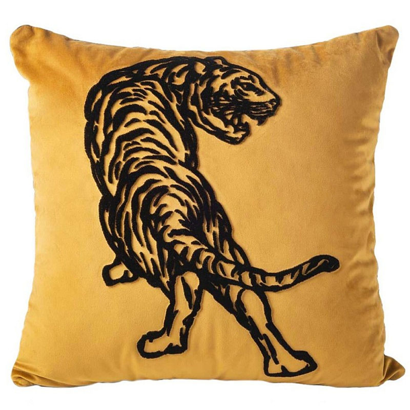 Подушка Pillow Fera Right Черный Золотой Подушка Pillow Fera Right Черный Золотой в Твери | Loft Concept