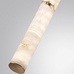 Подвесной светильник с плафоном в форме цилиндра из алебастра Cryptocrystalline Stone варинант исполнения - 5 | Loft Concept в Твери