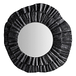 Зеркало в фактурной черной раме в современном стиле Black Maelstrom варинант исполнения - 1 | Loft Concept в Твери