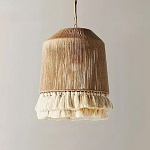 Люстра круглая плетеная с кисточками Small Solar Glow варинант исполнения - 2 | Loft Concept в Твери