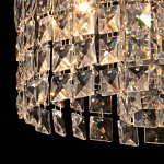 Потолочный светильник круглый с прозрачными подвесками Lunet варинант исполнения - 16 | Loft Concept в Твери