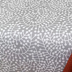 Постельное белье серого цвета с рисунком 200х220 см Blossom Essence варинант исполнения - 4 | Loft Concept в Твери