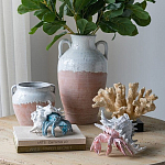 Статуэтка голубой рак с белой раковиной Marine Accessories варинант исполнения - 7 | Loft Concept в Твери