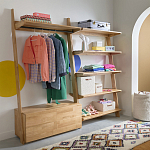 Корзина для белья из ткани букле Boucle Organizers Round варинант исполнения - 4 | Loft Concept в Твери