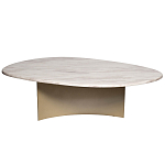 Стол журнальный овальный с контрастным основанием Subsequence варинант исполнения - 2 | Loft Concept в Твери