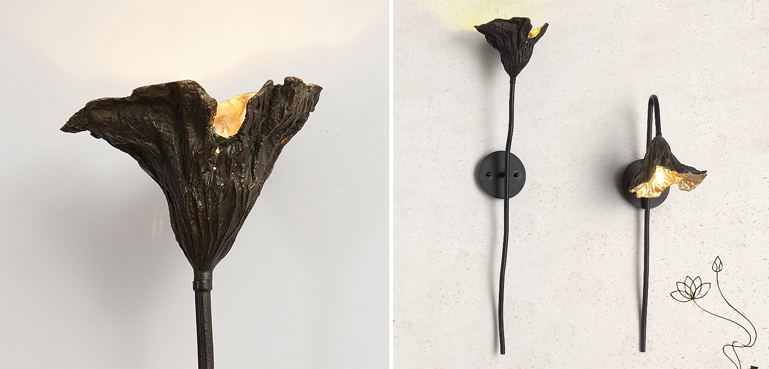 Настенный светильник Увядший Лотос Withering Lotus Lamp II Настенный светильник Увядший Лотос Withering Lotus Lamp II - Loft-Concept в Твери