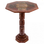 Кофейный стол из натуральных камней Лемезит и Яшма Natural Stone Tables варинант исполнения - 9 | Loft Concept в Твери