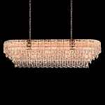 Люстра овальная с каскадом из прозрачного хрусталя Constant Sparks варинант исполнения - 1 | Loft Concept в Твери