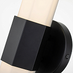 Бра для ванных комнат вертикальное с длинным белым матовым плафоном в форме шестиугольника на круглом основании Hinkley варинант исполнения - 2 | Loft Concept в Твери