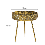 Столик дизайнерский Coth of gold варинант исполнения - 8 | Loft Concept в Твери