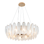 Люстра Mont Saint-Michel Золотая с Рельефным Стеклом варинант исполнения - 1 | Loft Concept в Твери