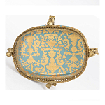 Чаша с орнаментом на ножках в виде бронзовых ангелов Eden Garden варинант исполнения - 4 | Loft Concept в Твери