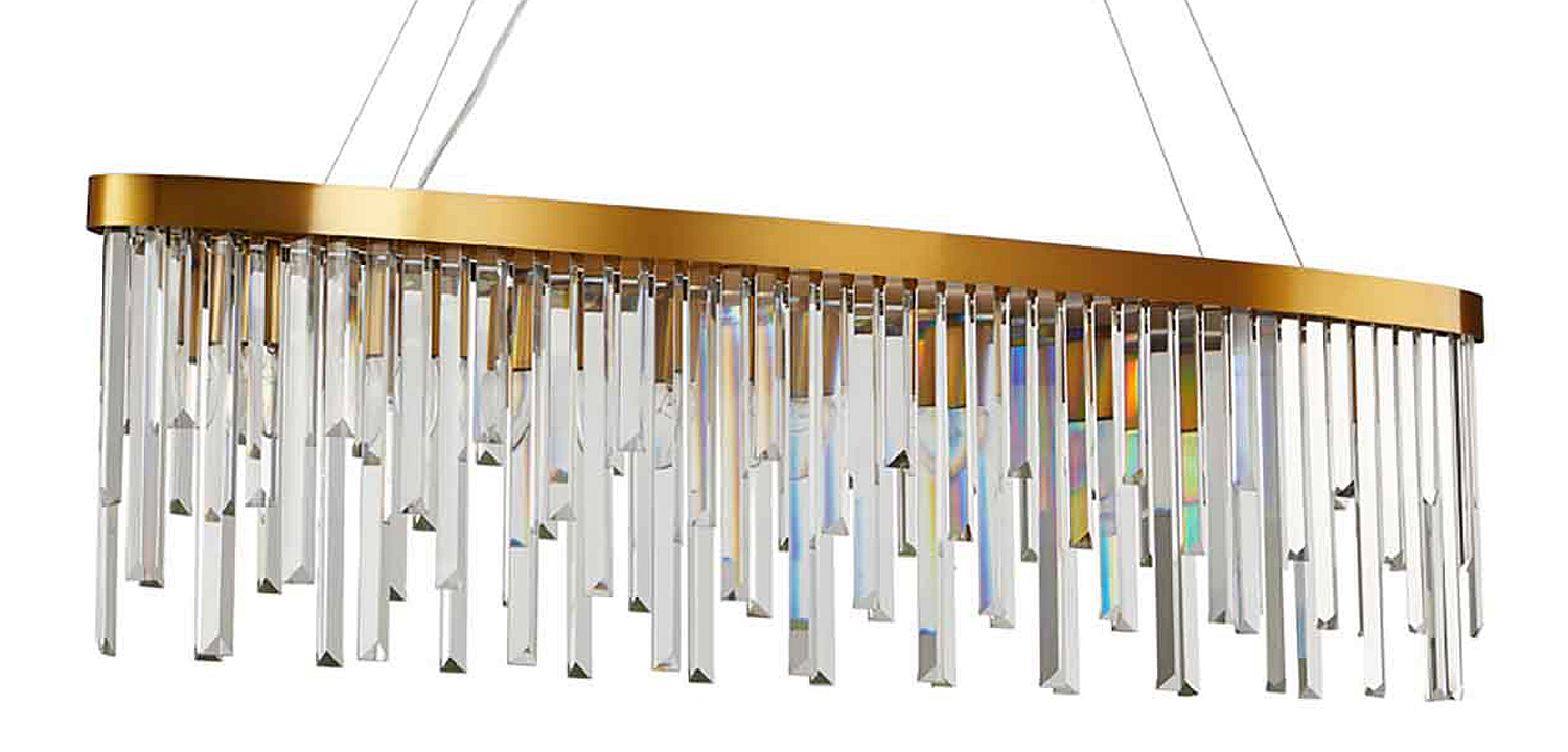 Люстра Bennett Oval Chandelier gold Люстра Bennett Oval Chandelier gold - Loft-Concept в Твери