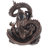 Декоративная статуэтка Дракон Фуцанлун Fuzanglong Dragon Brown Statuette варинант исполнения - 3 | Loft Concept в Твери