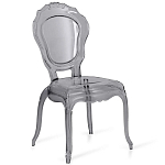 Прозрачный стул серый LOUIS GHOST CHAIR Grey варинант исполнения - 1 | Loft Concept в Твери