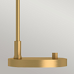 Настольная лампа с конусообразным плафоном и внутренней частью золотого цвета Alora Mood варинант исполнения - 7 | Loft Concept в Твери