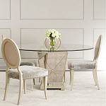 Стол обеденный круглый на зеркальном основании Spectacular Table варинант исполнения - 1 | Loft Concept в Твери