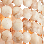 Люстра с каскадом из круглых декоративных элементов Texture Discs варинант исполнения - 1 | Loft Concept в Твери