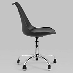 Офисный стул на металлическом основании EGGERY Black варинант исполнения - 2 | Loft Concept в Твери