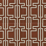 Дизайнерская плитка с узором Лабиринт варинант исполнения - 1 | Loft Concept в Твери