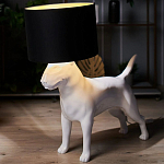 Лампа COLLECTION OF DOGS с абажуром Бультерьер варинант исполнения - 12 | Loft Concept в Твери