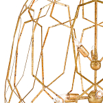 Люстра овальная с переплетенными ромбами Large Scale Artwork варинант исполнения - 1 | Loft Concept в Твери