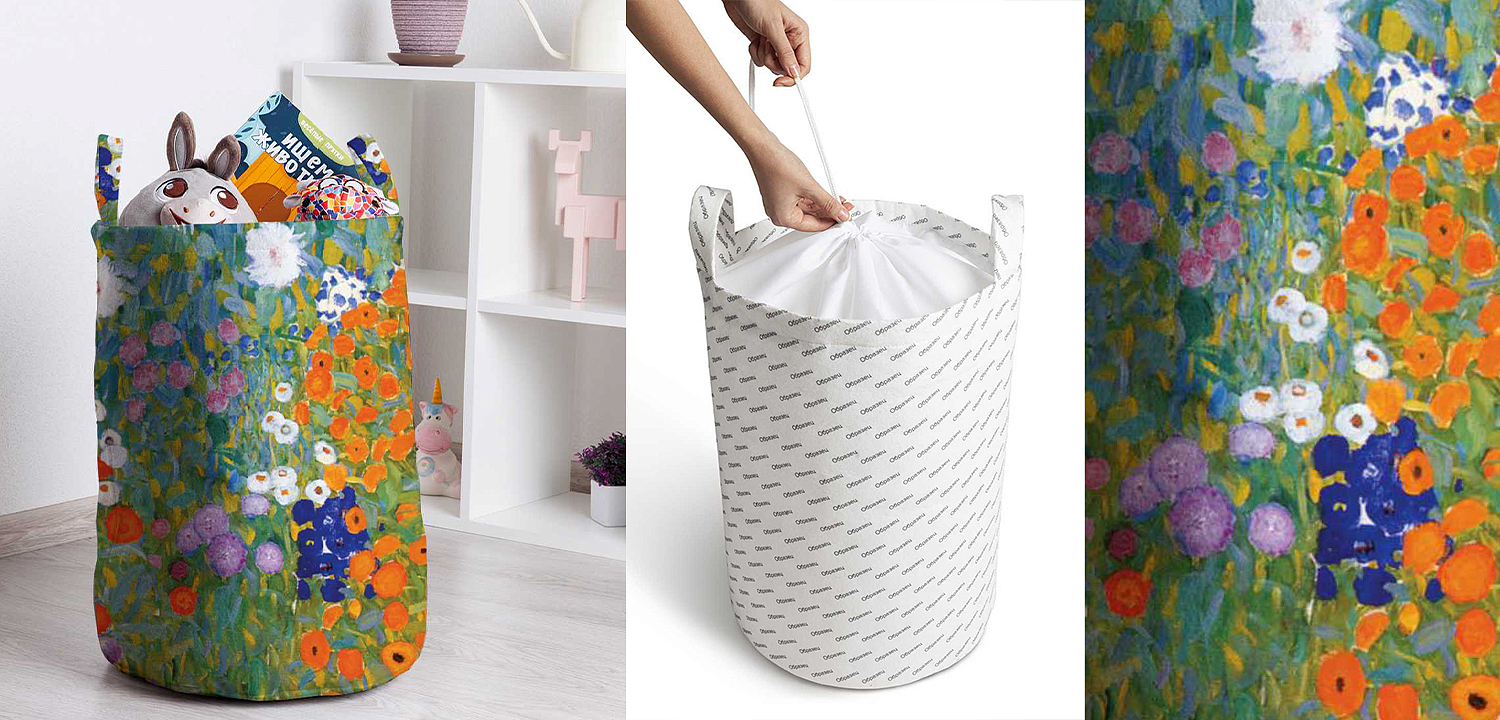 Корзина Flowers Impressionism Basket Корзина Flowers Impressionism Basket - Loft-Concept в Твери