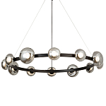 Светодиодная кольцевая люстра IONA Сhandelier black варинант исполнения - 3 | Loft Concept в Твери