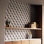 Гипсовая 3D Панель DRAGON SCALE - C варинант исполнения - 1 | Loft Concept в Твери