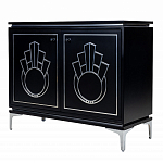 Черный комод в стиле арт-деко Luciano варинант исполнения - 2 | Loft Concept в Твери