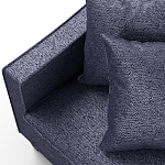 Мебельная ткань Шенилл синий цвет 138 см T4-33 варинант исполнения - 2 | Loft Concept в Твери