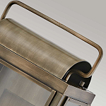 Настенный фонарь прямоугольной формы цвета состаренная латунь с двумя лампами Hinkley варинант исполнения - 4 | Loft Concept в Твери