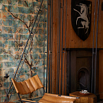 Обои ручная роспись Braganza Standard colourway on dyed paper варинант исполнения - 2 | Loft Concept в Твери