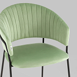 Стул в велюре фисташкового цвета Horizon варинант исполнения - 6 | Loft Concept в Твери