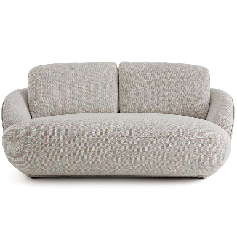 Диван с обивкой меланж Halle Melange Sofa Бежевый Диван с обивкой меланж Halle Melange Sofa Бежевый в Твери | Loft Concept